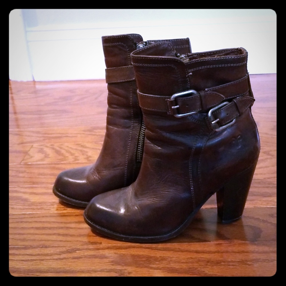 Frye heeled boots